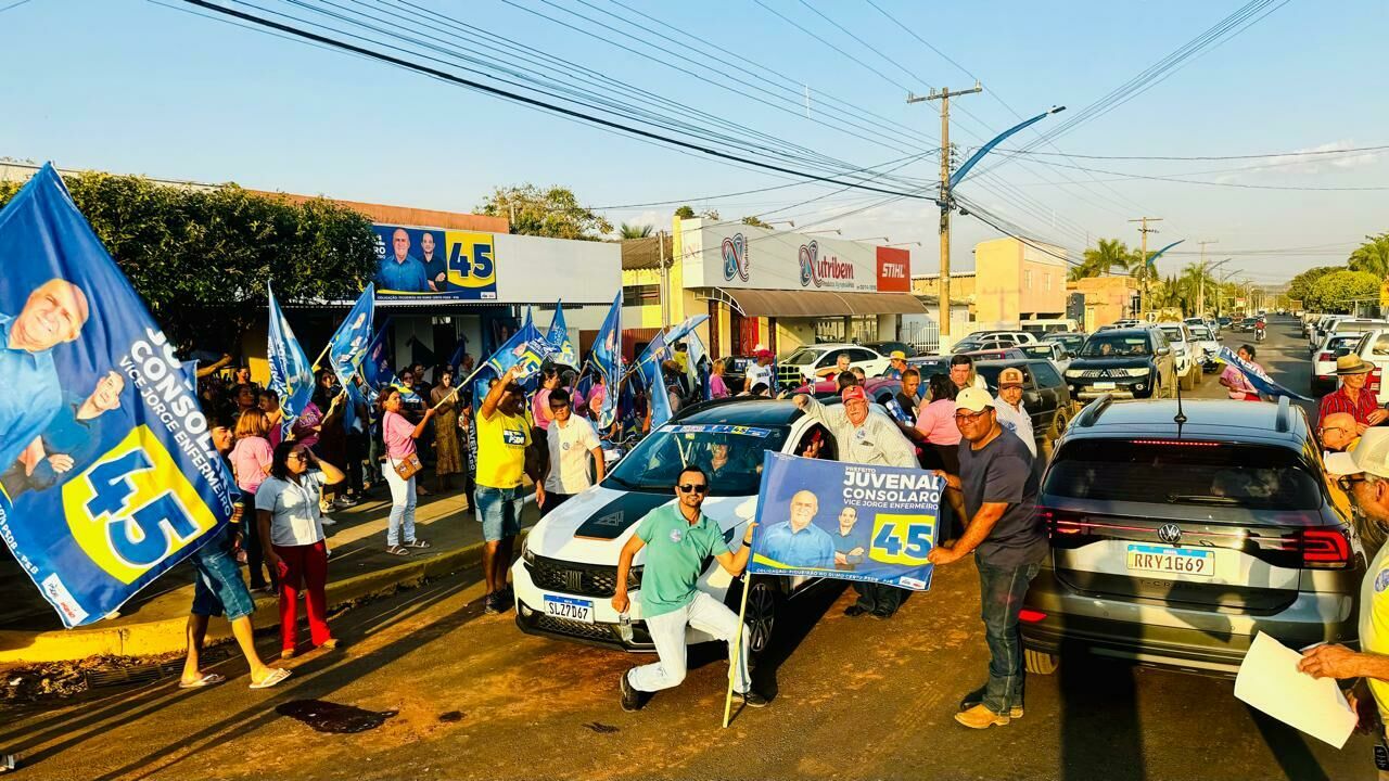 Imagem de compartilhamento para o artigo Em último dia de campanha, Juvenal Consolaro promove Carreata da Vitória neste sábado em Figueirão da MS Todo dia